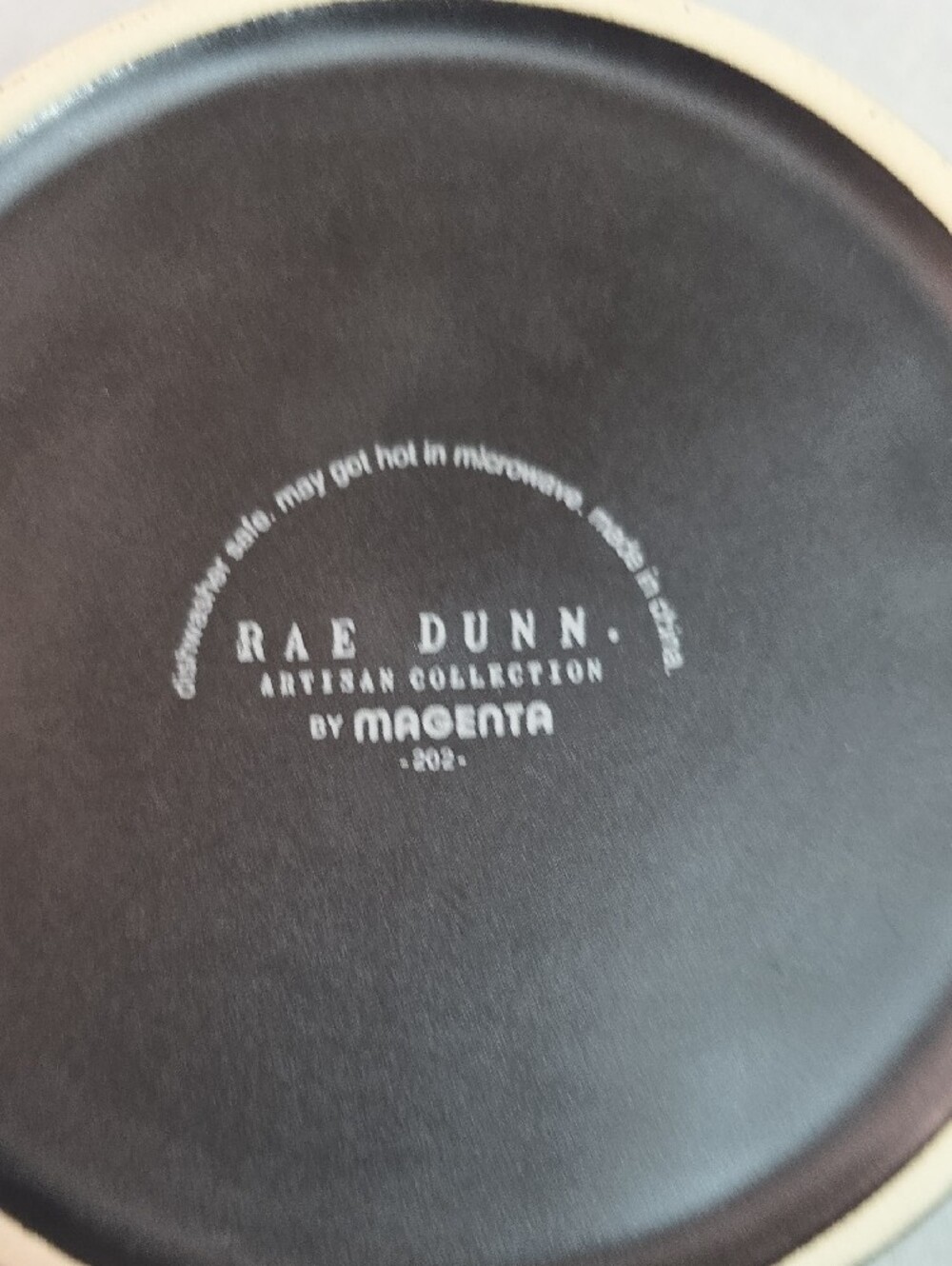 Rae Dunn Black "Mama's Boo" Cat or Dog Bowl - Picture 3 of 4